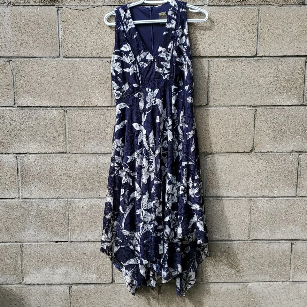 Taylor Sleeveless Lace A-Line Dress
